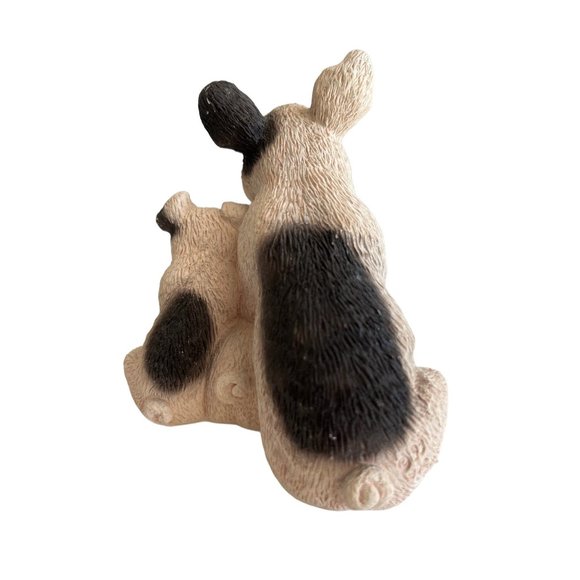 Stone Critters Pig Family 3 piggies c - 566 USA - Picture 3 of 6